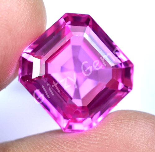 Natural Flawless Rhodolite Garnet 15.10 Ct Raspberry Pink Certified Loose Gem - Picture 2 of 6