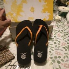 Yellow Box Flip Flops