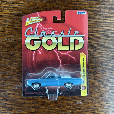#ad 2012 Johnny Lightning Classic Gold 1969 Chevy Impala Convertible $10.50