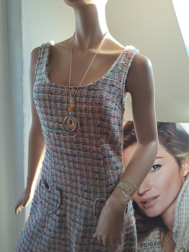 Damen Kleid 60er Jahre Style Gr.42 Original JOLY Wolle Tolles Design ❤️ Taschen - Bild 1 von 21