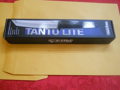 COLD STEEL 20TL TANTO LITE 4116 stainless fixed blade knife 11 3/8'' Overall NIB