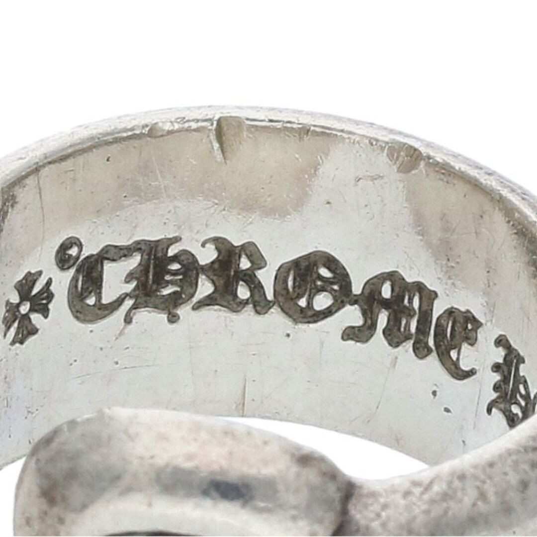 Chrome Hearts SM SCROLL LABEL Small Silver Ring Mens Size 7.5 Used f4ddfbce8ba76 thumbnail 4