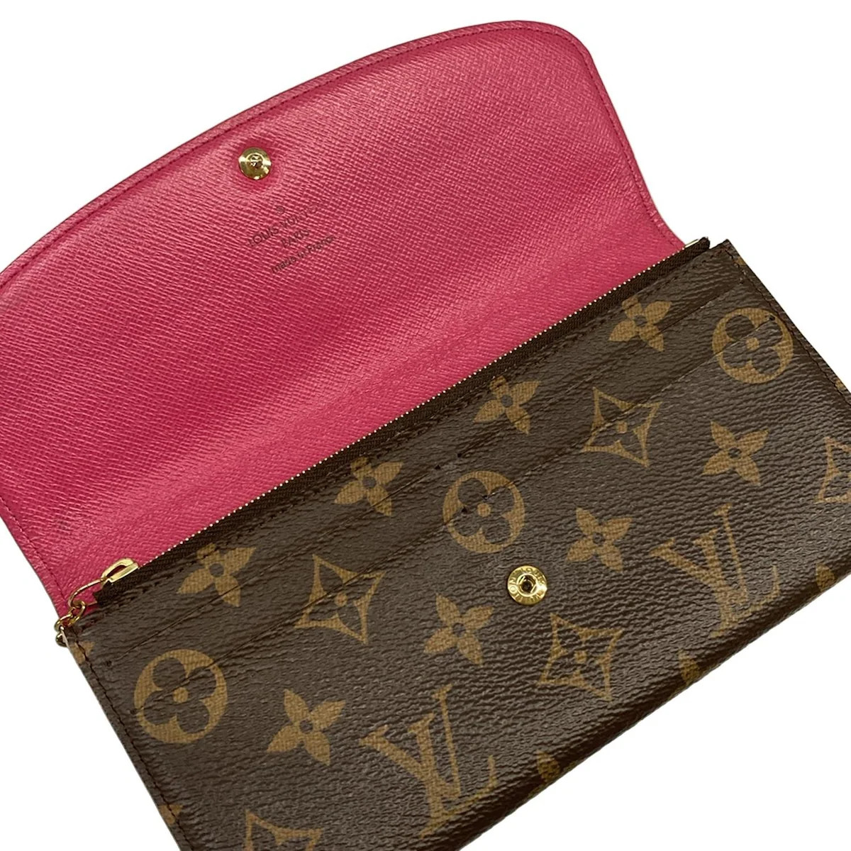 LOUIS VUITTON(ルイヴィトン) 長財布 ブルーミング フラワー・コレクション ポルトフォイユエミリー M68313 フューシャ LOUIS VUITTON Portefeuille Emilie M68313 Fuchsia Blooming Flower