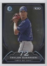 2014 Bowman Bowman's Top 100 Prospects Chrome Taylor Guerrieri #BTP-72 0a1