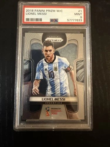 2018 Panini Prizm World Cup - Lionel Messi #1 - Argentina - PSA 9