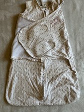 HALO White SleepSack Swaddle 100 Cotton Size Small 3-6 Months