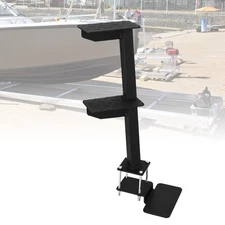 2-Step Boat Trailer Ladder Heavy Duty Non-Slip Steps Platform 400lbs Capacity