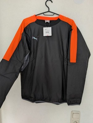 PUMA FTBLNXT Herren Allwetter Trainingsjacke Gr. M Schwarz Orange 655982-01