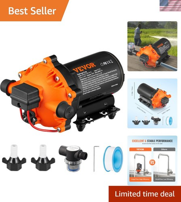 #ad Reliable 12V Water Pump 70 PSI Adjustable Automatic Pressure Control System $147.99