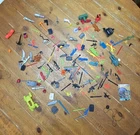 Vintage HUGE Lot Gi Joe Arah 3.75 Action Figure Accessories Parts Lot 90's