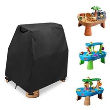 Kids Water Table Cover Fits Rain Showers Splash Pond Water Table Solid Black