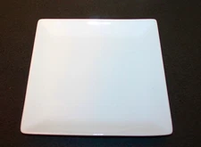 Pottery Barn Great White Square Porcelain Salad Plates ONLY 7 REMAINING!