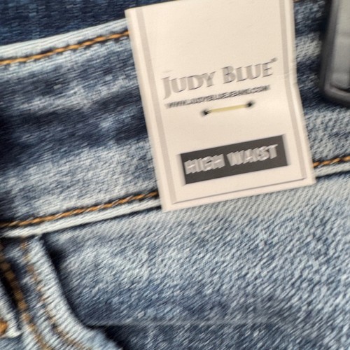 Pantalones de mezclilla Judy Blue para mujer talla 0 24 cintura alta desgastados ajuste novio NUEVO - Imagen 5 de 13