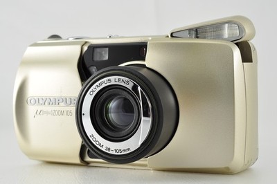 Olympus μ [mju:] Zoom 105 35mm Film Camera [Near Mint] From Japan sam8555