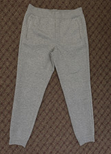 VRST Mens S Pinnacle Fleece Joggers Grey Slim Fit Athletic