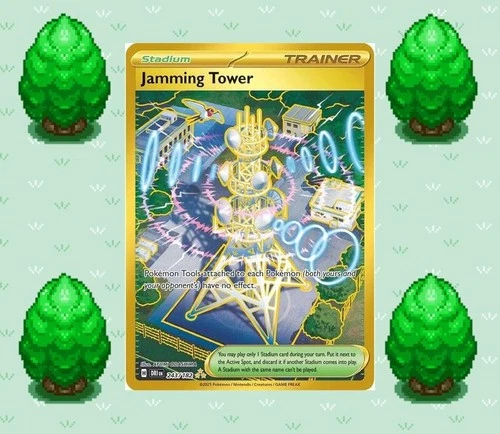 Pokemon - Jamming Tower - 243/182 - SV10: Destined Rivals - Holo - Hyper Rare
