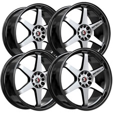 Set Of 4 Spec-1 Spt-33 19x8.5 5x1005x4.5 38mm Blackmachined Wheels Rims Set Of 4 Spec-1 Spt-33 19x8.5 5x1005x4.5 38mm Blackmachined Wheels Rims