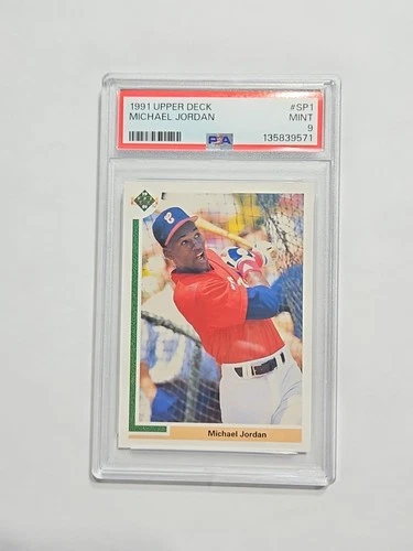 1991 Upper Deck #SP1 Michael Jordan White Sox Baseball RC HOF PSA 9 MINT