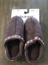 New NWT Isotoners Size XL 9.5-10 Women s Slippers Memory Foam Comfort