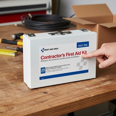 Compact 178-Piece First Aid Kit for Construction Sites & Home - HSA/FSA Eligible