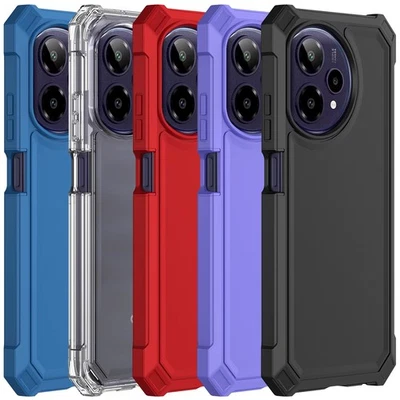 TJS For AT&T Motivate Pro 2 5G 2026 Case 2 Layer Shockproof Corners TPU Bumper Cover