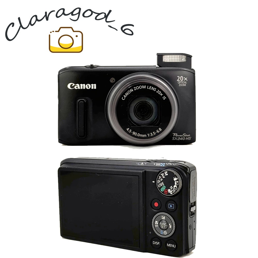 Canon PowerShot SX240 HS Digital Camera 12.10 MP 20x Optical Zoom