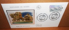 ENVELOPPE 1 ER JOUR F D C VOITURIER DE MAREE PORT DE BOULOGNE -SUR-MER  1997