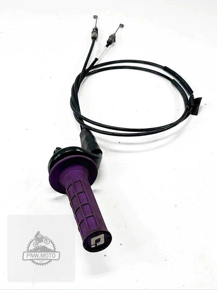 Honda CRF 450R CRF450R 2004-2008 OEM cable de acelerador giratorio agarre carburador Foto 3 de 3