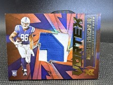 2020 Panini XR Vortex #VX-22 Michael Pittman Junior Orange 13/25