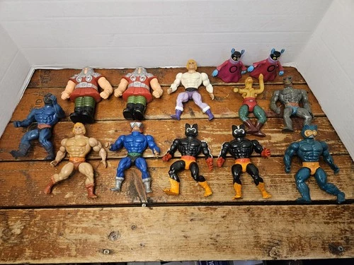 Vintage MOTU He-Man Beater Action Figure Lot 1980s Masters of the Universe