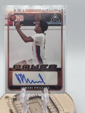 2021-22 Pro Set Power Basketball Base Auto Bronze #BA-JP2 Jamari Phillips