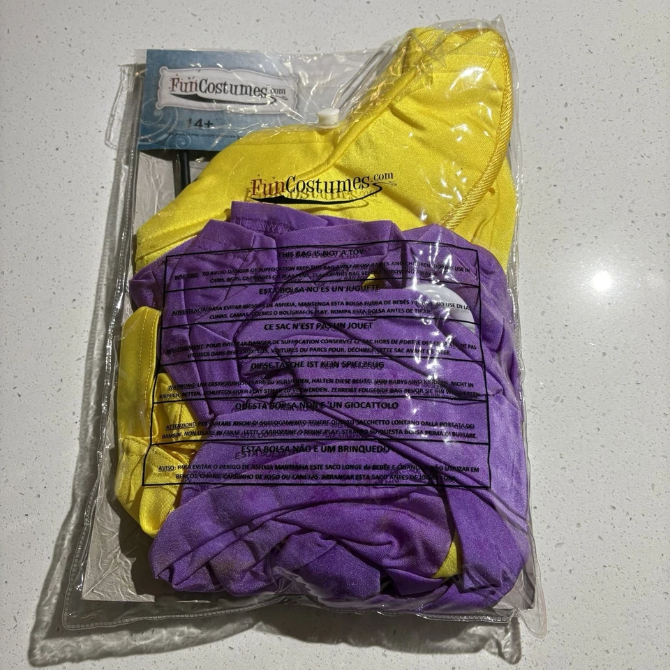 Sexy Disfraz de Fontanero Púrpura XS - Vestido Sombrero Bigote utilería Mario Foto 4 de 4