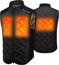 Men's Lightweight Heated Vest - Electric Winter Jacket for Outdoor Activities