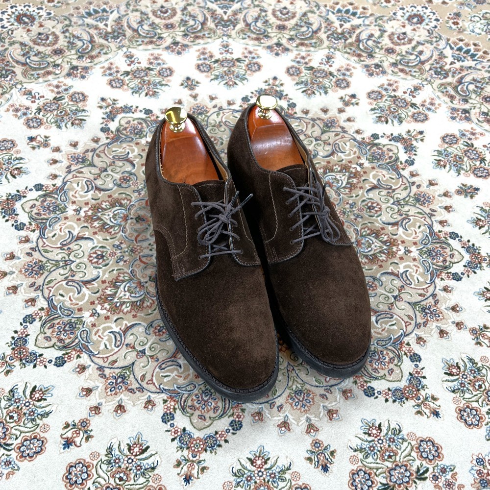 Alden 990 Color 8 Shell Cordovan Plain Toe Blucher