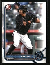 2022 Bowman Draft Jose Salas #BD-175 Miami Marlins