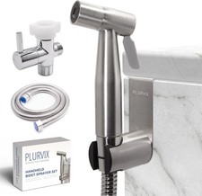 Handheld Bidet Sprayer for Toilet Adjustable Water Pressure, Stainless Steel