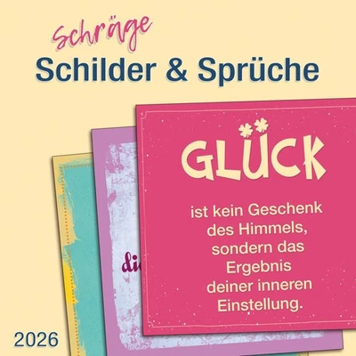 TUSHITA PAPERART GMBH Planer mit Sprüchen 2026
