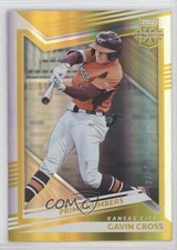 2022 Panini Elite Extra Edition Prime Numbers Gold 17/24 Gavin Cross #9 0tw4