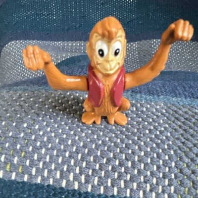 Disney Abu Action Figure Plastic Brown Red Monkey Aladdin Animation Toy