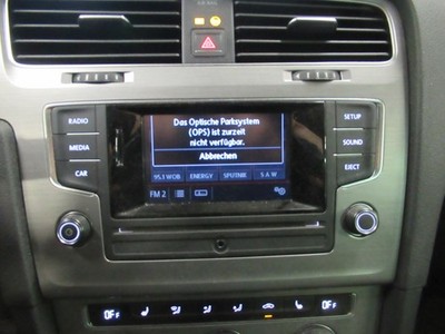 VW Golf 7 VII 5G 12-17  Radio Bedieneinheit Composition Color 5G0035867 5 Zoll