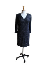 Vintage Y2K Brilliant by J.A. Classy Beaded mesh formal dress L