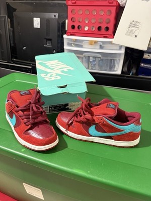 Nike Dunk Low Pro Sb Brickhouse Turbo Green TM Red Men s 8.5 NEW