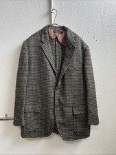 Vintage 60s Brooks Brothers University Shop Blazer Houndstooth Union Made USA
