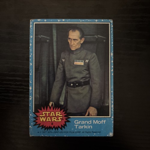 1977 Topps Star Wars #8 Grand Moff Tarkin — Raw