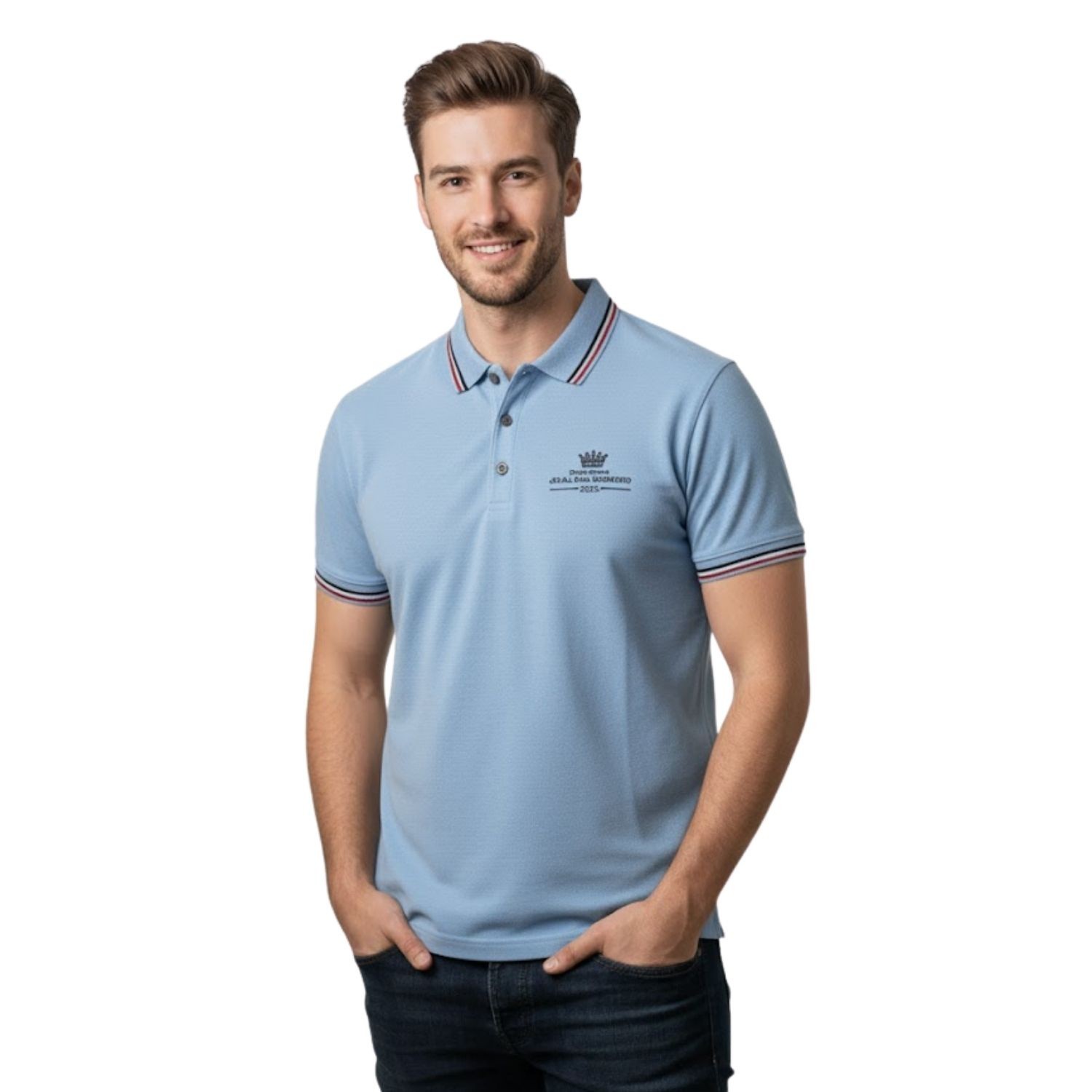 -  Jean-Louis Scherrer Herren Neo blau Baumwolle S