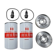 Engine Oil Filter Adapter Kit Spin-on Fits International Tractor