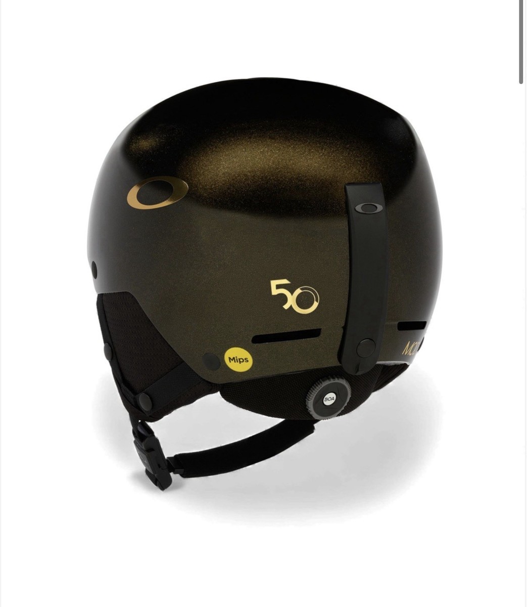 OAKLEY Mips ヘルメット ブラック 50周年記念 Oakley MOD1 MIPS 50th Anniversary Winter Sports Helmet Black Gold