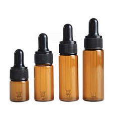 5ml-30ml Glass Dropper Bottles w/ Pipette for Perfume Refillable Drop Container