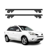 DachträGer GrundtäGer FüR Renault Koleos I 2008-2015 Alu 90Kg TÜV Schwarz 2Tlg
