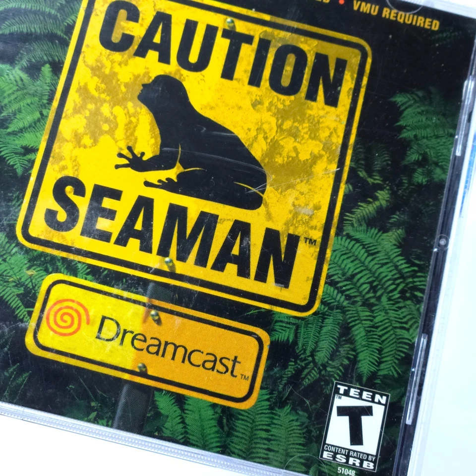 Seaman com caixa + peça de microfone - adaptador Vmu sem microfone - Sega Dreamcast - Imagem 4 de 4